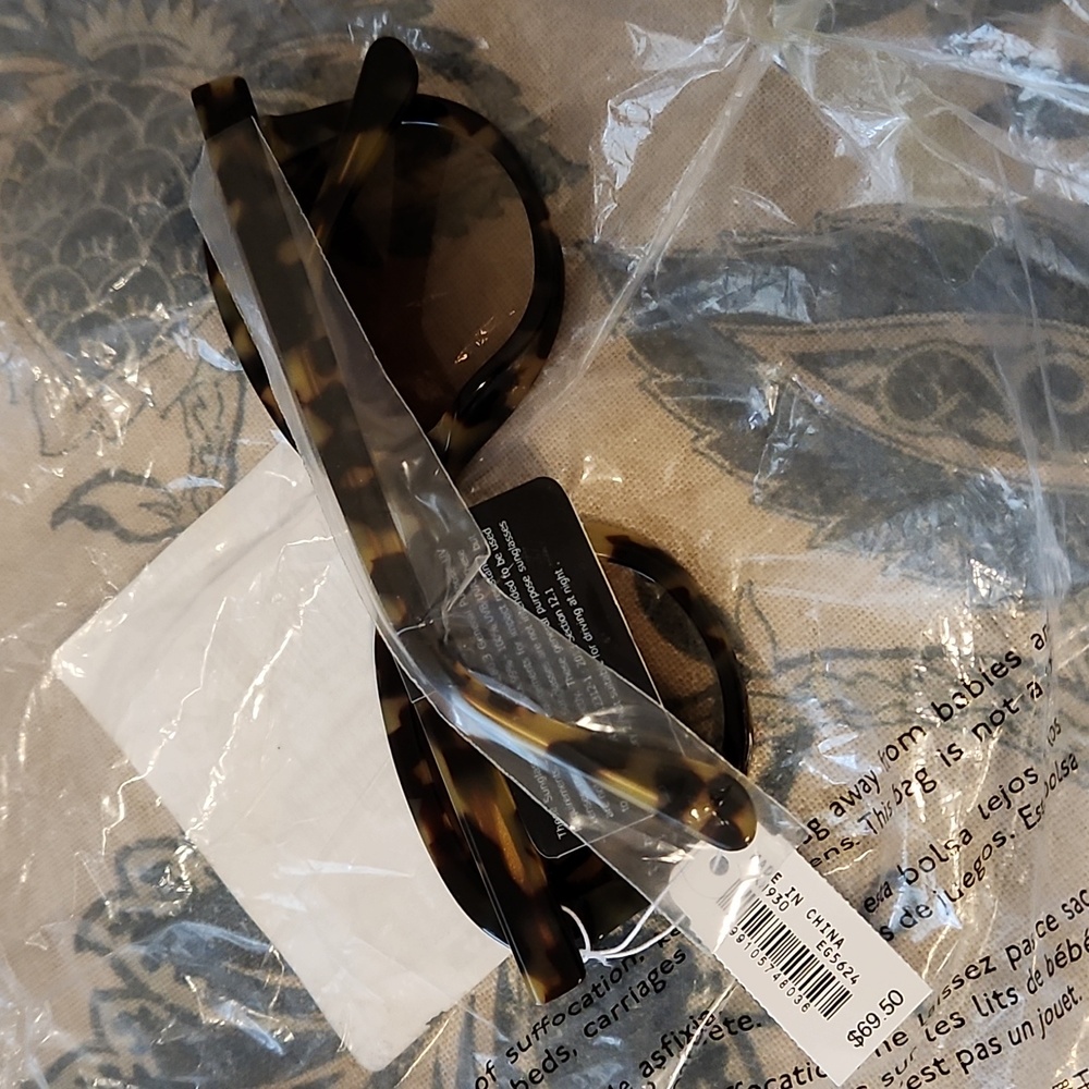 J. Crew Palma tortoise shell print oversized sunglasses - Picture 3 of 5